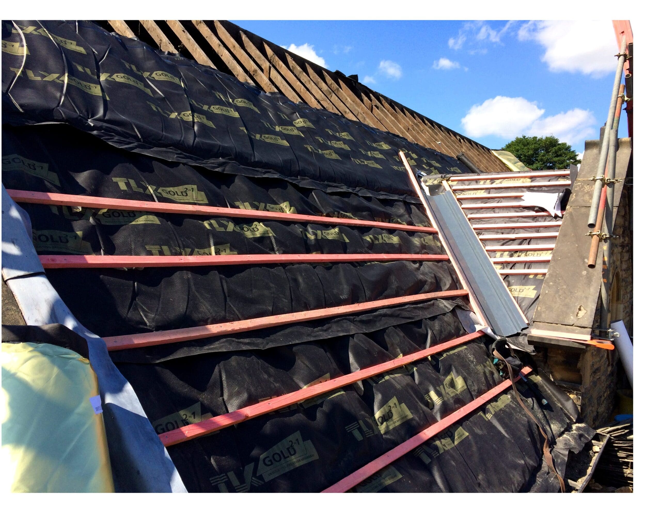 TLX Gold used to reroof Norristhorpe School, West Yorkshire